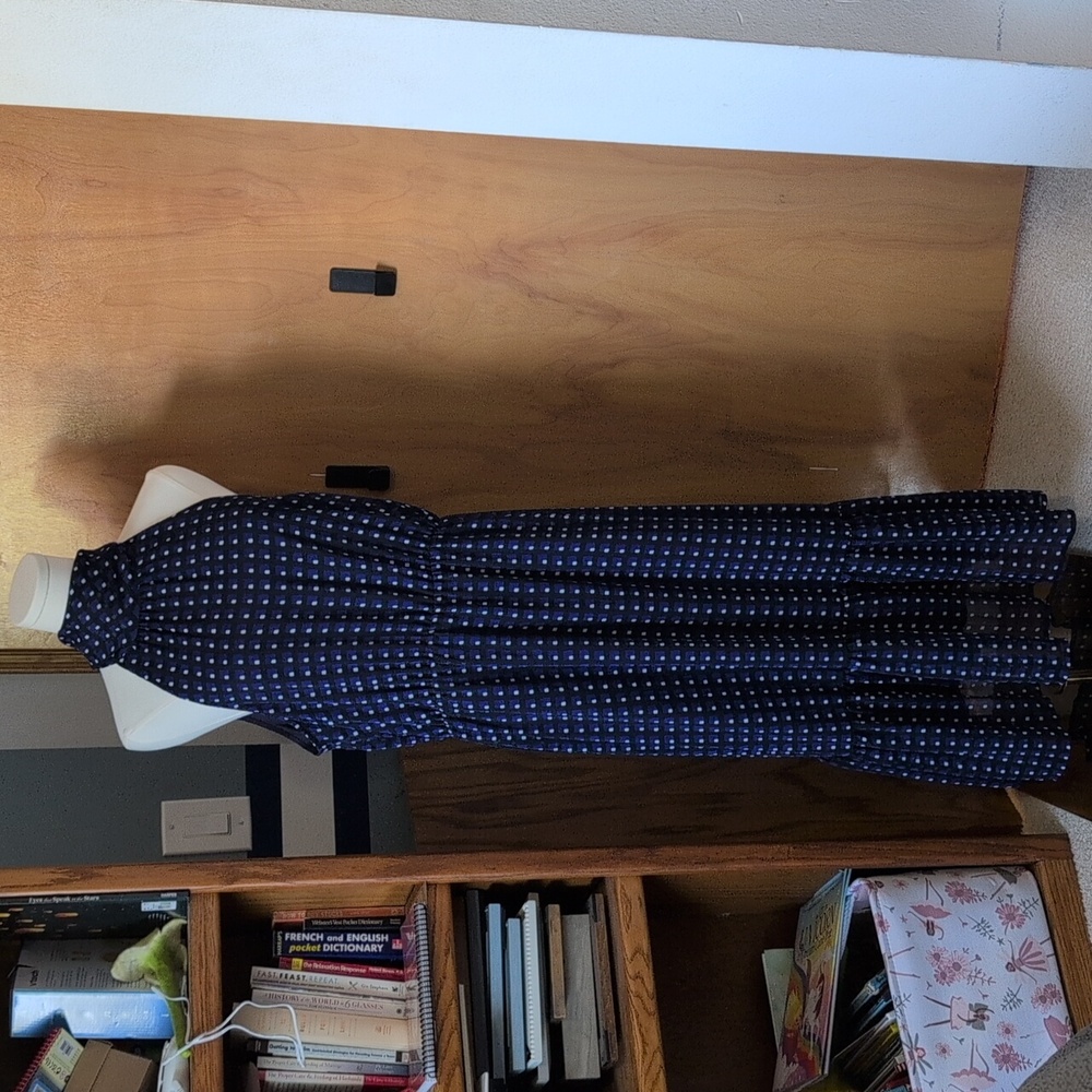 Banana Republic Navy Halter Maxi Dress